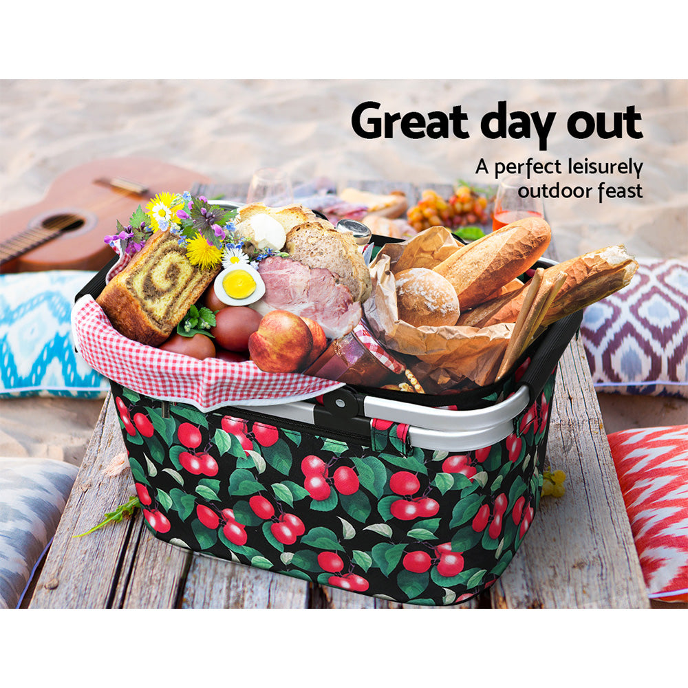 Alfresco Picnic Basket – Your Perfect Companion for Outdoor Adventures - Cherries