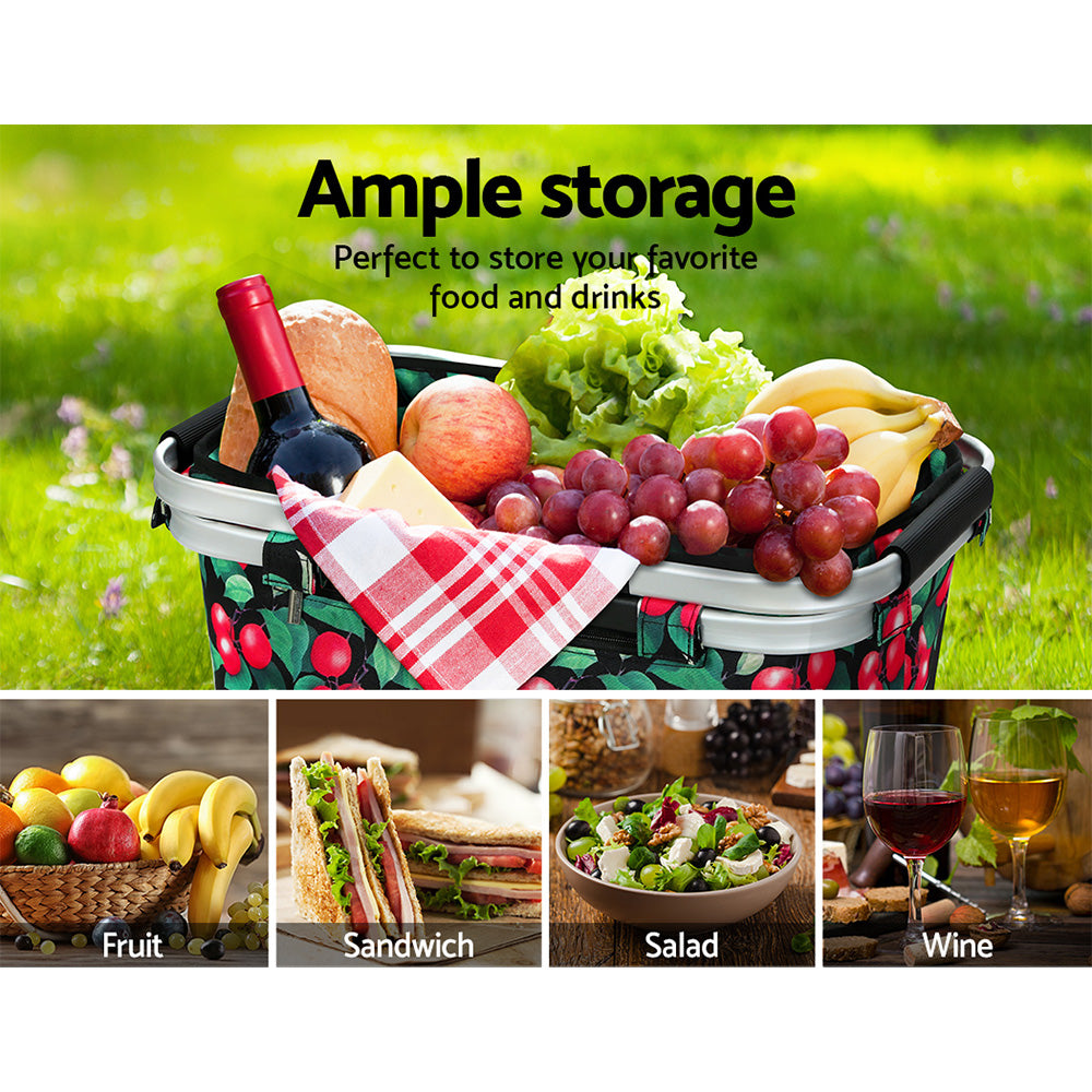 Alfresco Picnic Basket – Your Perfect Companion for Outdoor Adventures - Cherries
