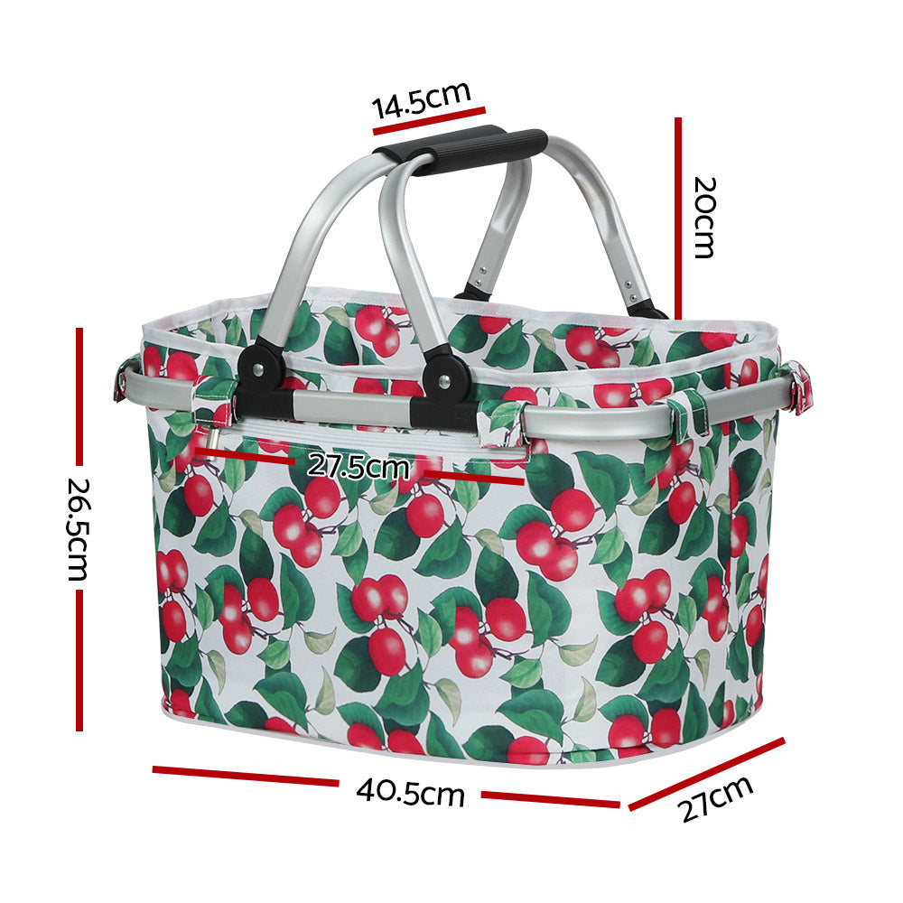 Alfresco Picnic Basket – Your Perfect Companion for Outdoor Adventures - White Cherries