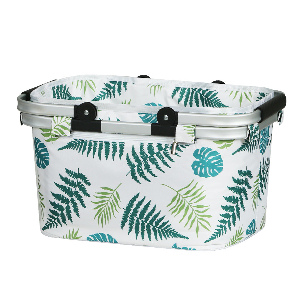 Alfresco Picnic Basket – Your Perfect Companion for Outdoor Adventures - Tropical Leaves