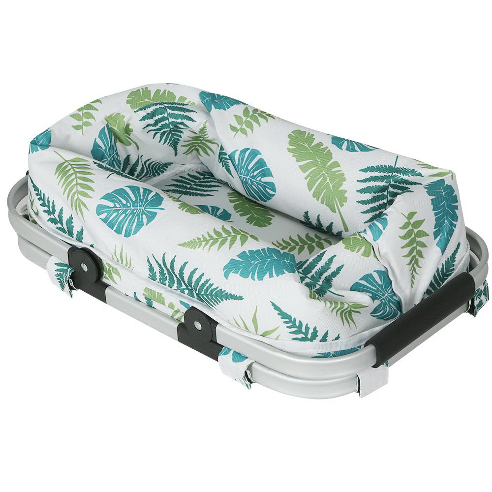 Alfresco Picnic Basket – Your Perfect Companion for Outdoor Adventures - Tropical Leaves
