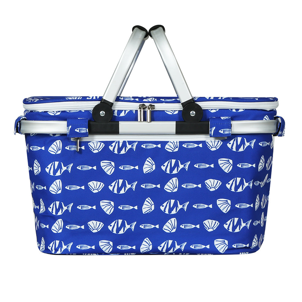 Alfresco Insulated Picnic Basket – Perfect for Outdoor Adventures - Blue Sea Life